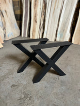 Load image into Gallery viewer, X-Shape Metal Table Legs