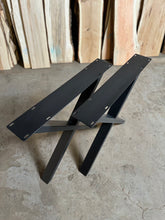 Load image into Gallery viewer, X-Shape Metal Table Legs