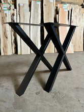 Load image into Gallery viewer, X-Shape Metal Table Legs