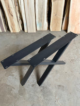 Load image into Gallery viewer, X-Shape Metal Table Legs