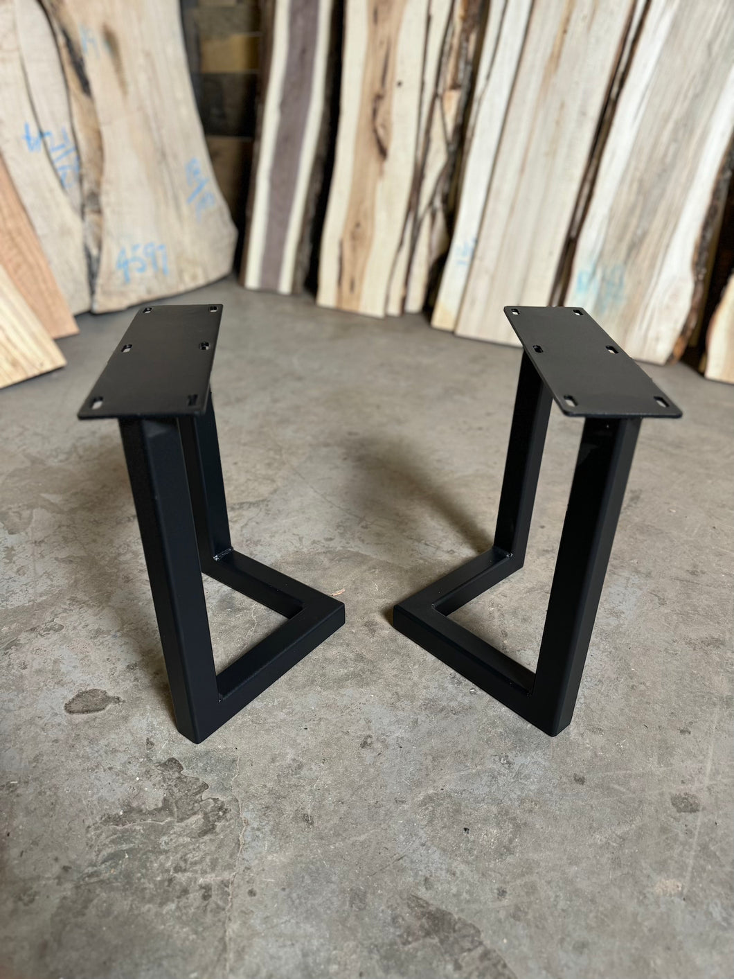V-Shape Metal Table Legs